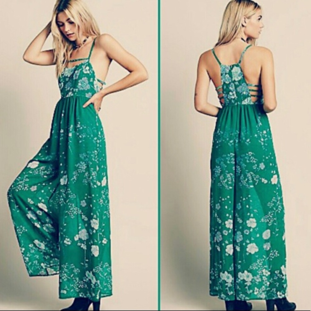 NWT Free People Emerald Romper